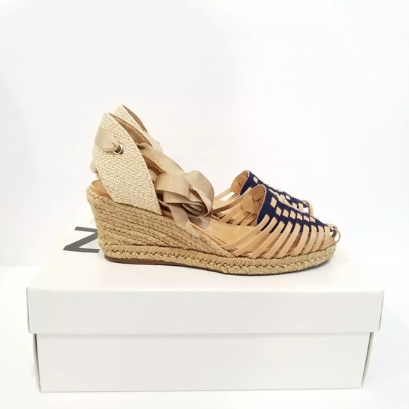 ⭐️HOST PICK⭐️SCHUTZ Isadora Ankle Wrap Espadrille Wedges - NEW - Size 8 - Picture 5 of 8